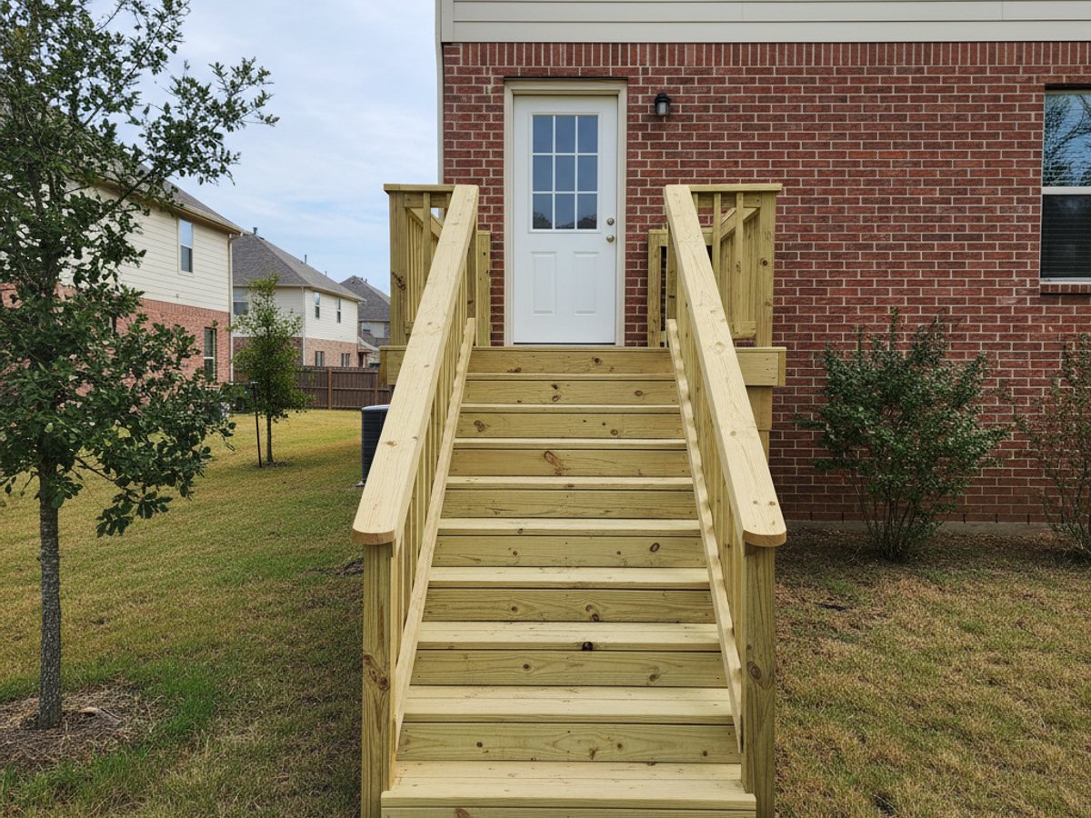 Deck Staining & Sealing completed by Oasis Deck Company in Irving, TX