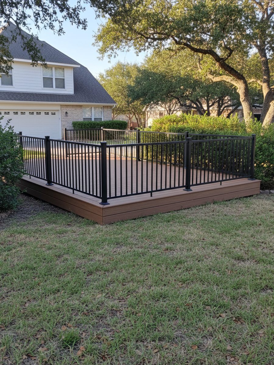 Deck Staining & Sealing completed by Oasis Deck Company in Allen, TX