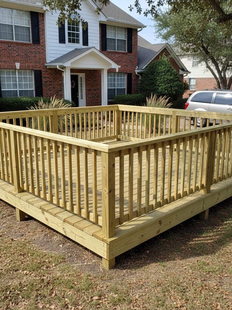 Deck Resurfacing completed by Oasis Deck Company in Frisco, TX