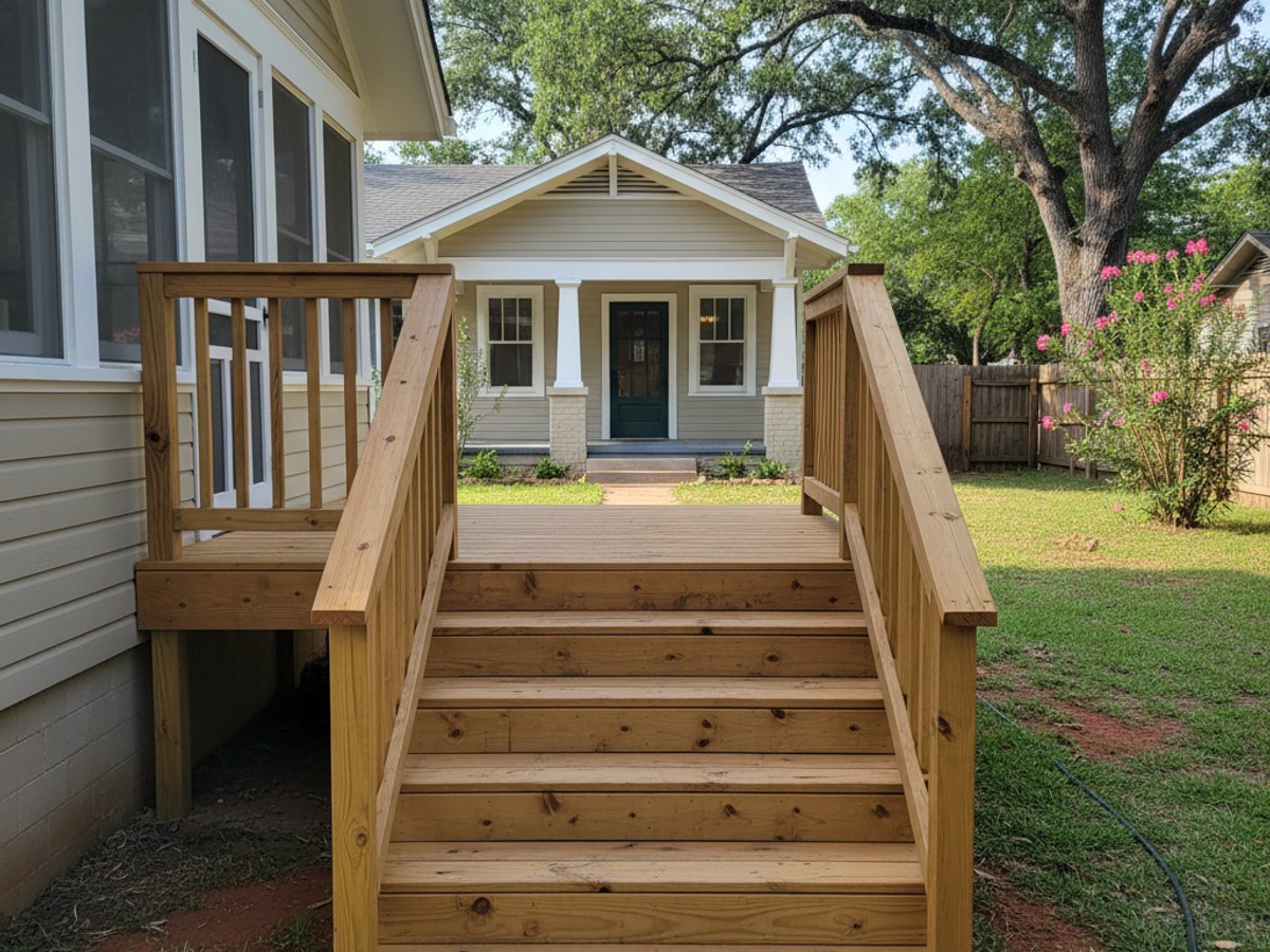 Multi-Level & Elevated Decks completed by Oasis Deck Company in Mesquite, TX