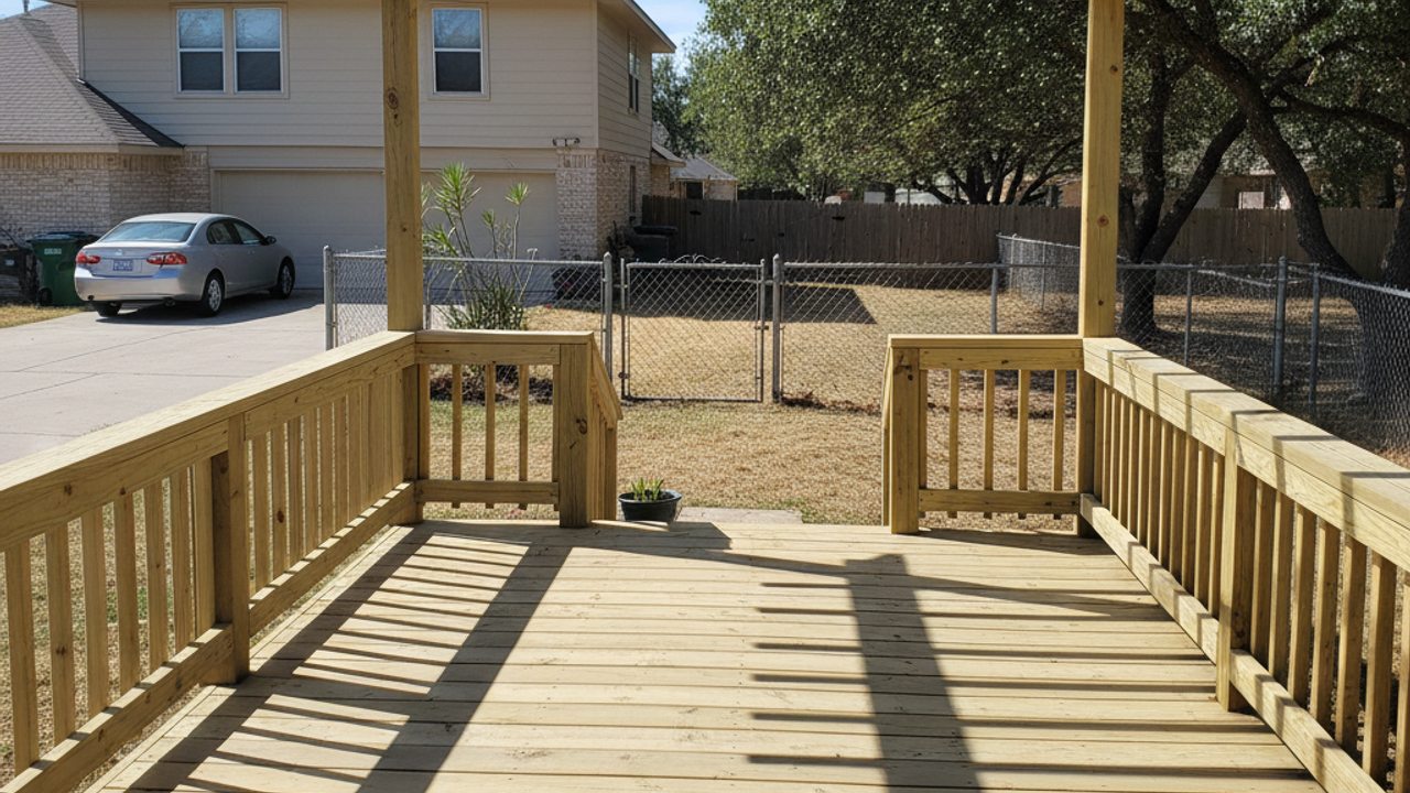 Deck Installation completed by Oasis Deck Company in Carrollton, TX